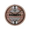 FOCO Oakland Raiders NFL Barrel Wall Clock view 1