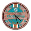 FOCO Miami Dolphins NFL Barrel Wall Clock view 1