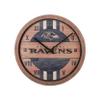 FOCO Baltimore Ravens NFL Barrel Wall Clock view 1