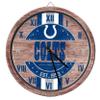 FOCO Indianapolis Colts NFL Barrel Wall Clock view 1