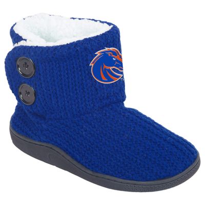 FOCO NCAA Boise State Broncos Womens Knit 2 Button BootKnit 2 Button Boot, Team Color, Large / 9-10