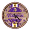 FOCO Minnesota Vikings NFL Barrel Wall Clock view 1