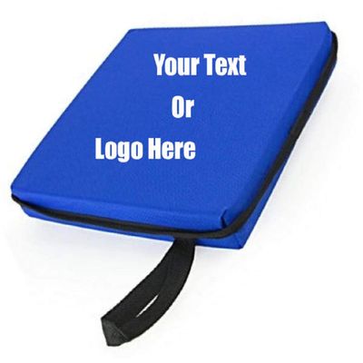Custom Personalized Durable Stadium Cushions (Blue)