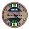 FOCO Seattle Seahawks NFL Barrel Wall Clock view 1