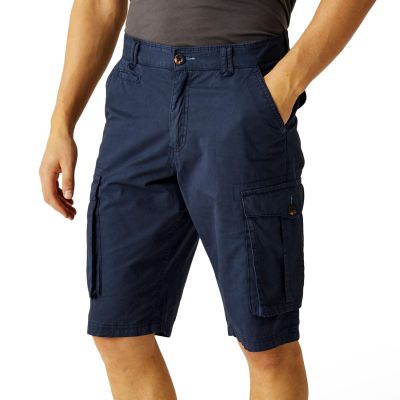 Regatta Mens Shorebay Vintage Cargo Shorts (33in) (Navy)