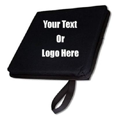 Custom Personalized Durable Stadium Cushions (Black)