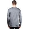 Ultra Game NBA Men's Active Long Sleeve Pullover T-Shirt Heather Charcoal view 3