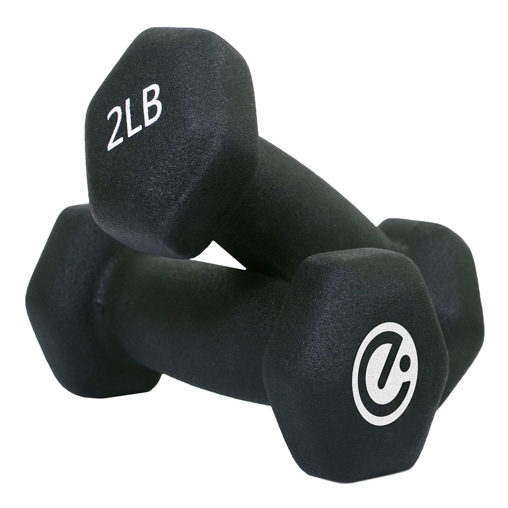 Echelon Dumbbells - 2 lb. Weight Set, Black (ECHDB-2)