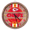 FOCO Kansas City Chiefs NFL Barrel Wall Clock view 1