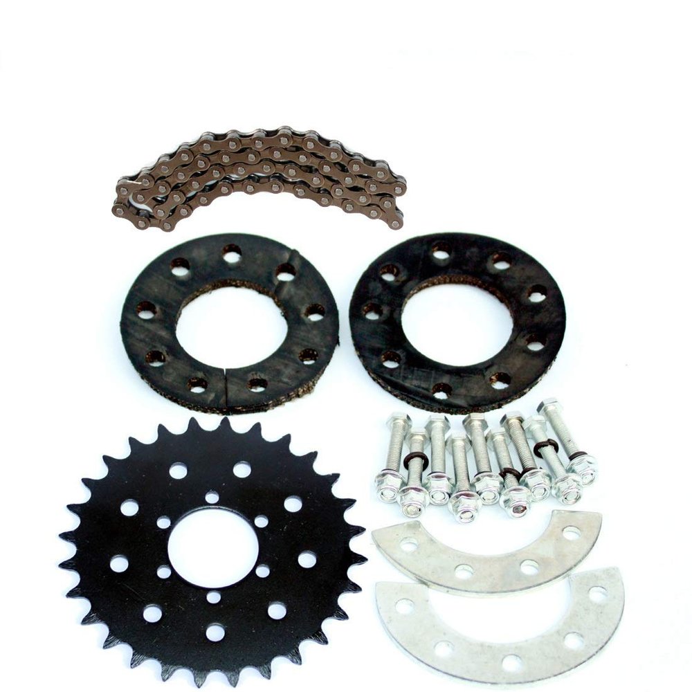 Bike Spoke Wheel Chainwheel 28T Bicycle Sprocket for Spokes Mount Bike Left Drive Kit Replacement Parts Spokes Gear Set (kit 3)