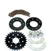 Bike Spoke Wheel Chainwheel 28T Bicycle Sprocket for Spokes Mount Bike Left Drive Kit Replacement Parts Spokes Gear Set (kit 3) view 1