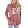 Women's Custom Dog Mom Funny Long Sleeve T-Shirt view 1