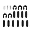 EASTERN POWER Shift/Shifter Cable & Housing Set, Derailleur Cables Braided PTFE Cable Housing Set for Mountain Bike and Road Bicycle, UniversalBlack view 2