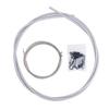 EASTERN POWER Shift/Shifter Cable & Housing Set, Derailleur Cables Braided PTFE Cable Housing Set for Mountain Bike and Road Bicycle, UniversalSilver view 1