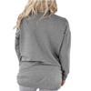 Dog Mom Shirt Women Cute Paw Dog Mama Long Sleeve Shirts Letter Print Graphic Tee Top Dog Lover Gift view 2