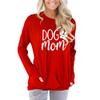 Funny T Shirts Womens Dog Mom Shirt Summer Long Sleeve Tshirt Tops view 1