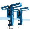 Winterial Snowboard and Ski Vise, Set of Two Non-Slip Vice Grips with Horizontal Vertical Working Positions for Tuning, Repair and Waxing/Rubber Brake Retainers and Secure Board Grip Arm view 1