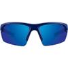Epoch LINK Sport Golf Motorcycle Riding Sunglasses Blue/White with Blue Mirror Lens view 2