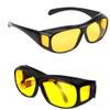HD Night Vision Wrap Around Glasses As Seen on TV Nighttime Driving Rain or Snow Glasses Anti Glare Polarized for Men Women view 3