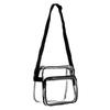 All_Fine Quality Transparent Clear PVC Stadium Approved Small Shoulder Bag Adjustable Straps view 3