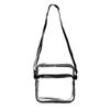 All_Fine Quality Transparent Clear PVC Stadium Approved Small Shoulder Bag Adjustable Straps view 4