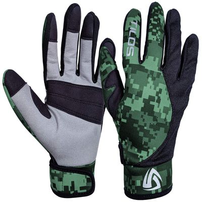 Tilos 1.5mm Tropical Dive Gloves Stretchy Mesh with Amara Leather for Snorkeling, Kayaking, Water Jet Skiing, Sailing, Scuba Diving, Rafting