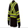Pyramex RCLTS3111XL RCLTS31 Series Long Sleeve T-Shirts Long sleeve moisture wicking t-shirt in black - extra large view 2