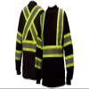 Pyramex RCLTS3111XL RCLTS31 Series Long Sleeve T-Shirts Long sleeve moisture wicking t-shirt in black - extra large view 3