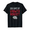 100 Days of Growth Mindset Happy 100th School Day Shirt view 1