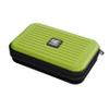 Target Darts Takoma XL Darts Wallet Case, Green  Holds 6 Darts, Protective EVA Holder with Double Zip Lock Pouches  Professional Dart Accessories view 3