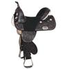 HILASON Western Treeless Trail Barrel Racing American Leather Saddle | Horse for Horses view 1