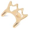 Solid Brass Billiard Bridge Heads, Set of 2 (Spider(Low)/Cross) view 2