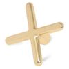 Solid Brass Billiard Bridge Heads, Set of 2 (Spider(Low)/Cross) view 4
