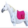 CHALLENGER Horse English Quilted All-Purpose Saddle Pad Hot Pink w/Pockets 72123 view 3