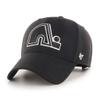 '47 Men's Quebec Nordiques Black/White MVP Adjustable Hat - One Size view 1