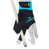 Longoni Sultan 2.0 Billiard Pool Cue Glove - for Left or Right Hand - Black (Small, for Left Hand (Right-Handed Player)) view 1