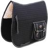 Horse English Quilted Fleece Padded All-Purpose Saddle Pad with Pockets 72122 view 1