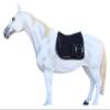 Horse English Quilted Fleece Padded All-Purpose Saddle Pad with Pockets 72122 view 2