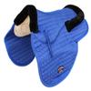 Horse English Quilted Contour Fleece Padded Saddle Pad Blue 72119 view 1