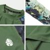 HUGE SPORTS Men's Rash Guard Long Sleeves UPF 50+ UV Sun Protection Quick Drying Splice Compression Swim Shirts view 4