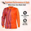 Vizari Sport USA Portola GK Jersey Orange/Royal/Silver Size as view 3