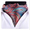 GUSLESON Men's Cravat Self Tie Paisley Jacquard Woven Floral Luxury Ascot (0602-15) view 1