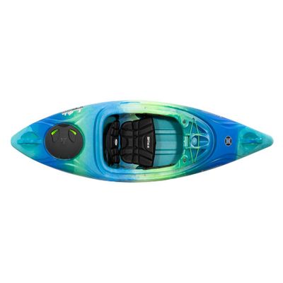 Perception Kayaks Joyride 10 - Sit Inside Kayak for Adults and Kids - Recreational and Multi-Water Kayak with Selfie Slot - 10' - Dj vu