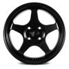 AVID.1 AV-08 Matte Black 15x6.5 Custom Wheel  4x100 Bolt Pattern with +35 Offset  Lightweight Performance Alloy Wheel  Premium 5-Spoke & Track-Ready Car Accessories view 2