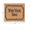 Americo Home MAT Wipe Your Paws 18IN X 30IN 77FLWYP830 view 2