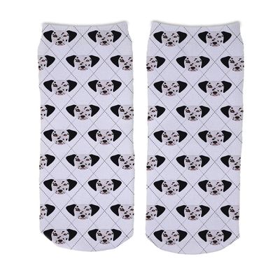 Adorable Dog Breed Design Novelty Argyle Socks (Dalmatian)