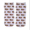 Adorable Dog Breed Design Novelty Argyle Socks (English Bulldog) view 1