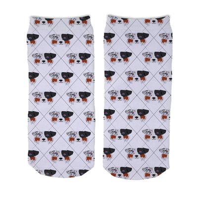 Adorable Dog Breed Design Novelty Argyle Socks (Australian Shepherd)