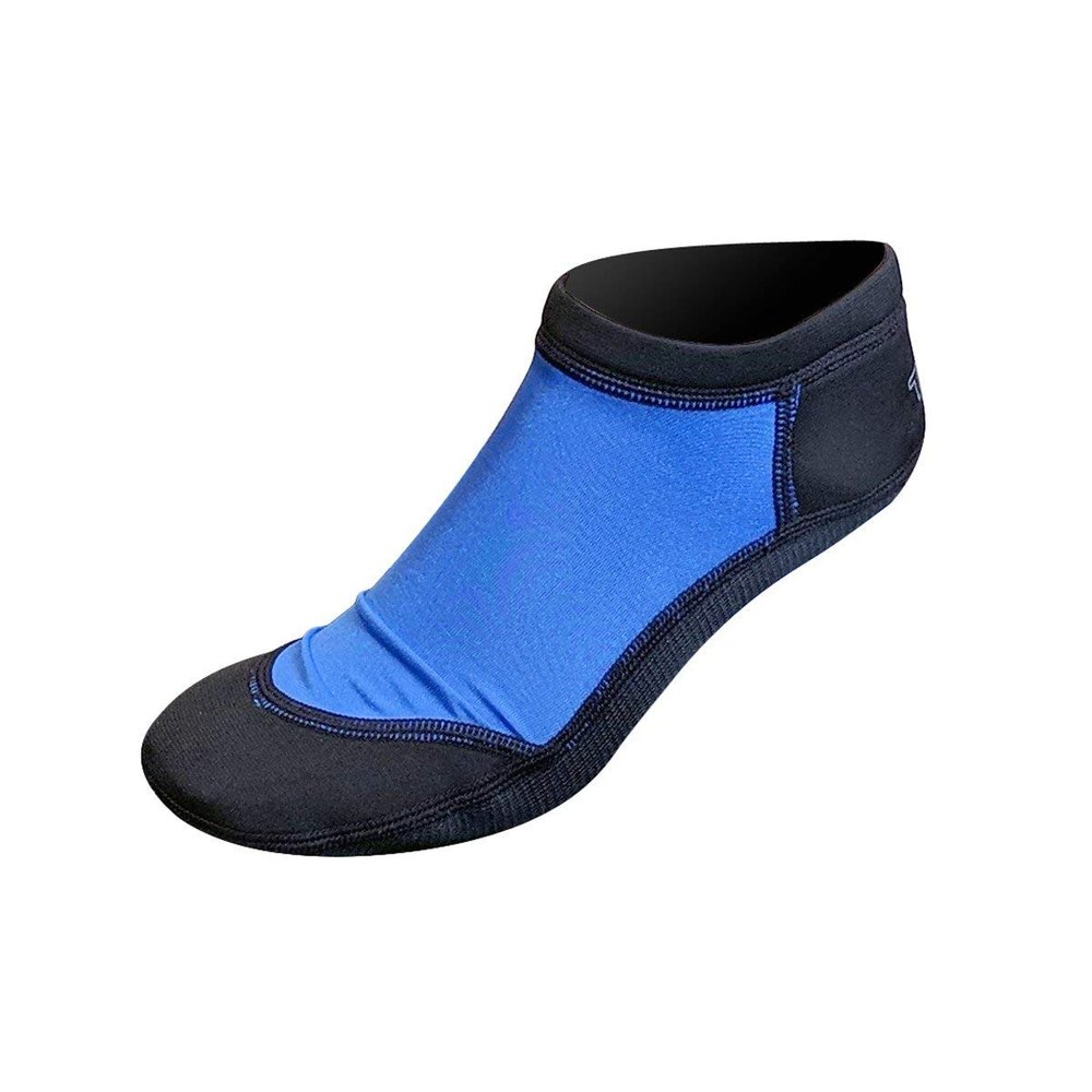 Tilos Sport Skin Socks - UV Protection, Sand-Proof, Quick-Dry for Beach, Swimming, Snorkeling, Diving - Adults & Kids (XS, Blue)