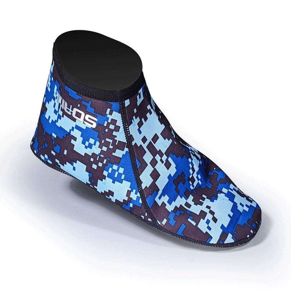 Tilos 3mm Neoprene Socks - Hypoallergenic, Non-Slip, Durable Water Socks for Diving, Snorkeling, Water Aerobics & More